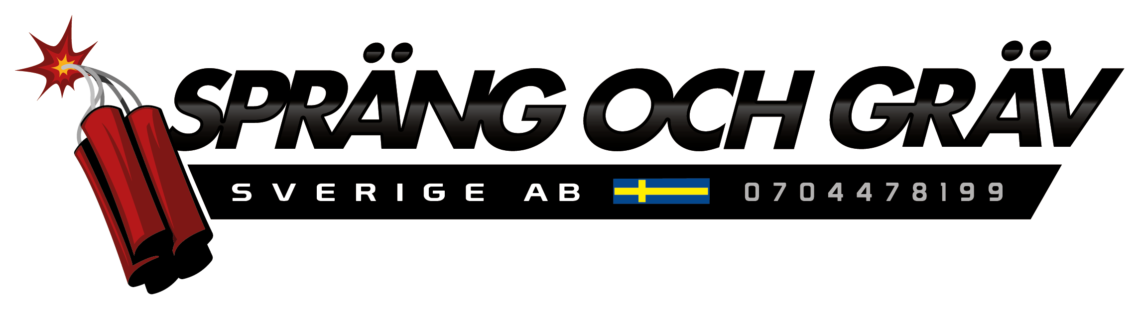 Spräng och Gräv Sverige AB's Logotyp